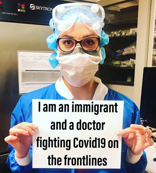 %title缩略图 加拿大女医生赴纽约冒险抗疫 申请美国绿卡却被拒